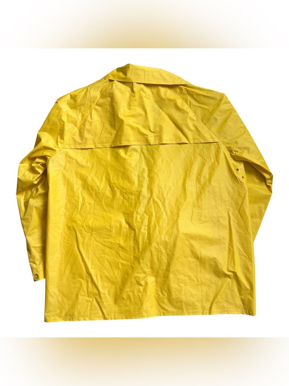 Vintage 100% Vinyl Raincoat Unisex size Small - Picture 5 of 10